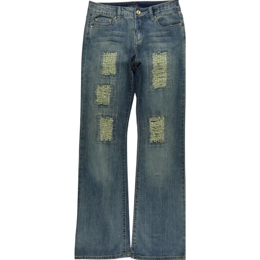 Cache Boot Cut Jeans Women's 6 Stretch Bling C607